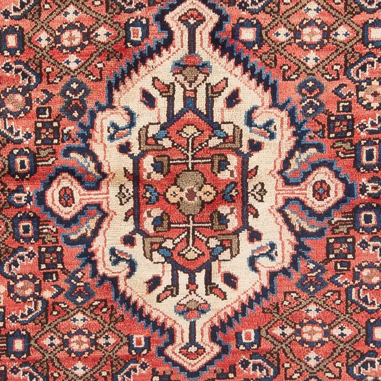 Alfombra persa - Nómada - Real - 204 x 145 cm - rojo