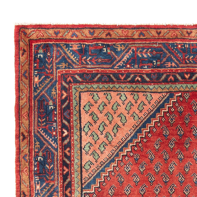Alfombra persa - Nómada - Real - 211 x 134 cm - rojo
