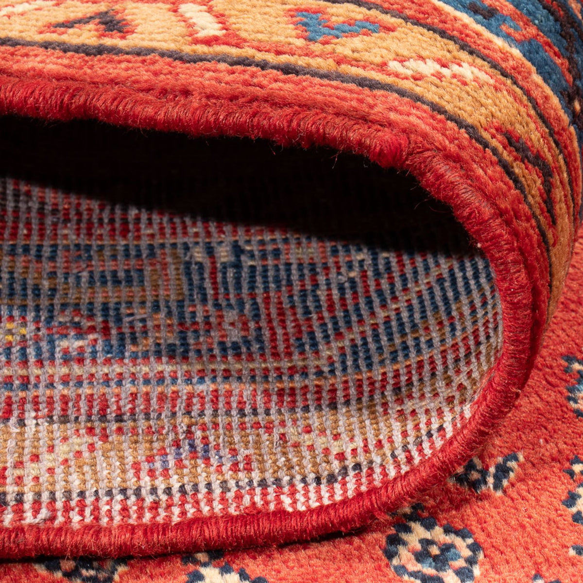 Alfombra persa - Nómada - Real - 211 x 134 cm - rojo