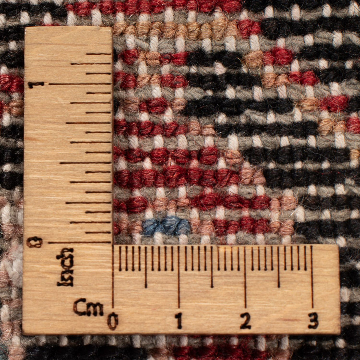 Alfombra persa - Nómada - Real - 212 x 125 cm - azul oscuro