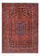 Alfombra persa - Nómada - Real - 197 x 142 cm - rojo