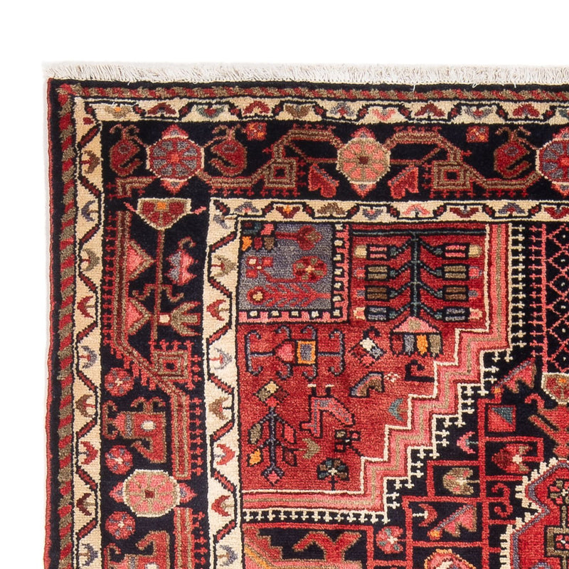 Alfombra persa - Nómada - Real - 204 x 132 cm - azul oscuro
