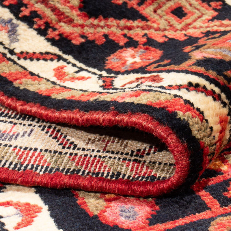 Alfombra persa - Nómada - Real - 204 x 132 cm - azul oscuro