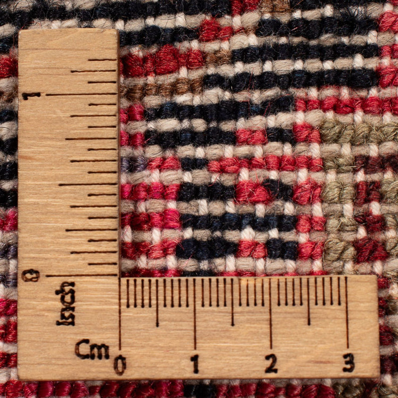 Alfombra persa - Nómada - Real - 204 x 132 cm - azul oscuro