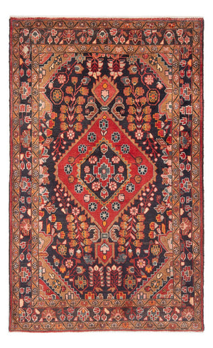 Alfombra persa - Nómada - Real - 210 x 134 cm - azul oscuro