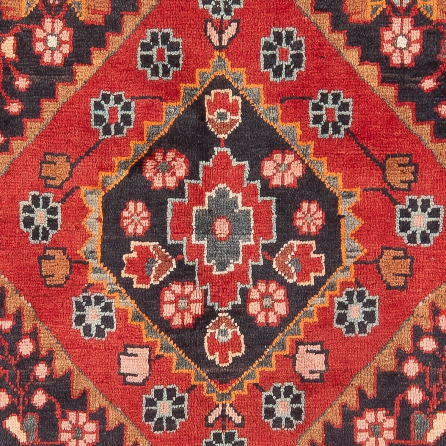 Alfombra persa - Nómada - Real - 210 x 134 cm - azul oscuro