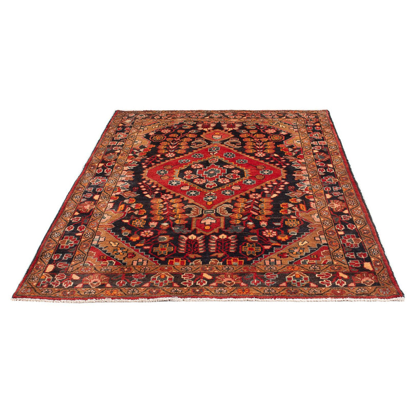 Alfombra persa - Nómada - Real - 210 x 134 cm - azul oscuro