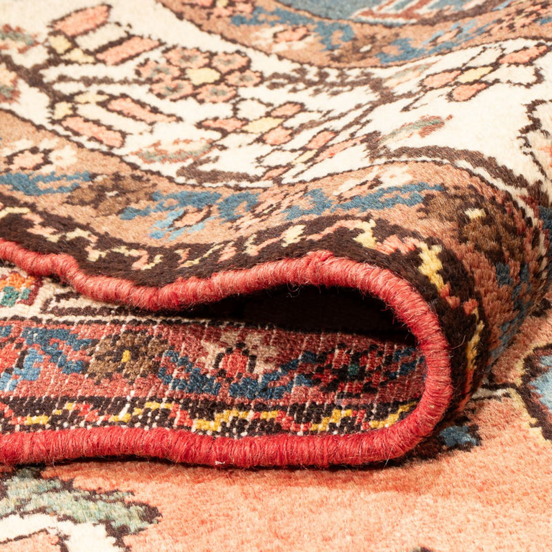 Alfombra persa - Nómada - Real - 190 x 136 cm - naranja