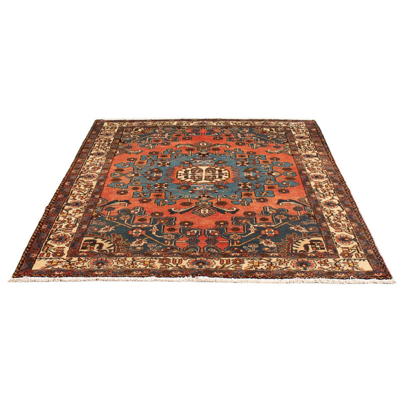 Alfombra persa - Nómada - Real - 190 x 136 cm - naranja