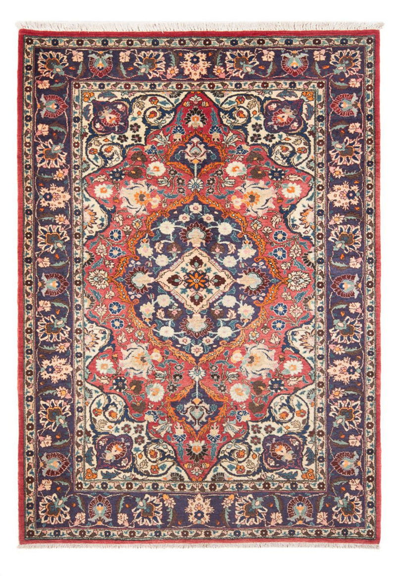 Alfombra persa - Nómada - Real - 217 x 148 cm - rojo