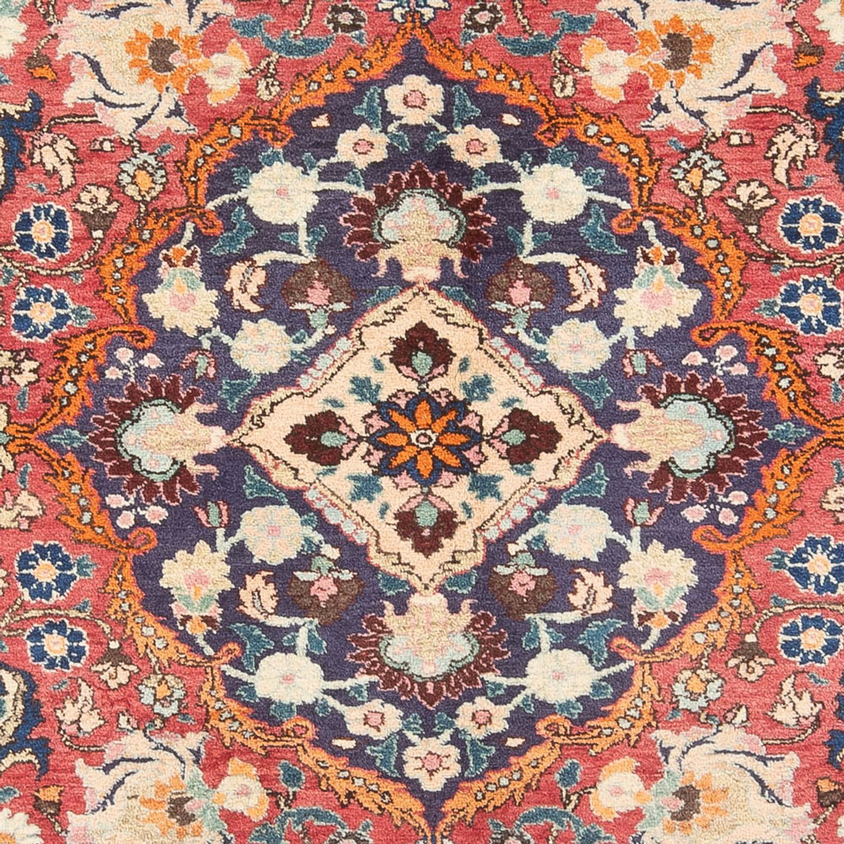 Alfombra persa - Nómada - Real - 217 x 148 cm - rojo