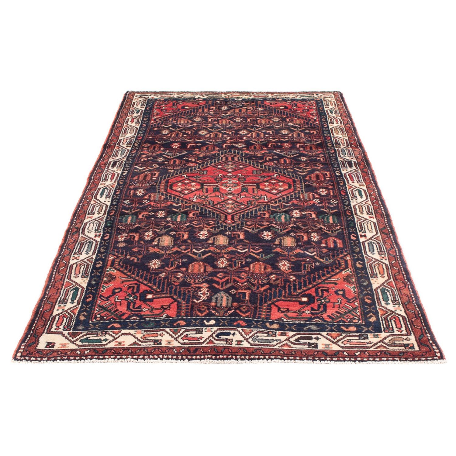 Alfombra de pasillo Alfombra persa - Nómada - 233 x 112 cm - azul oscuro