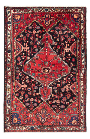 Alfombra persa - Nómada - Real - 215 x 139 cm - azul oscuro