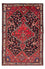 Alfombra persa - Nómada - Real - 215 x 139 cm - azul oscuro