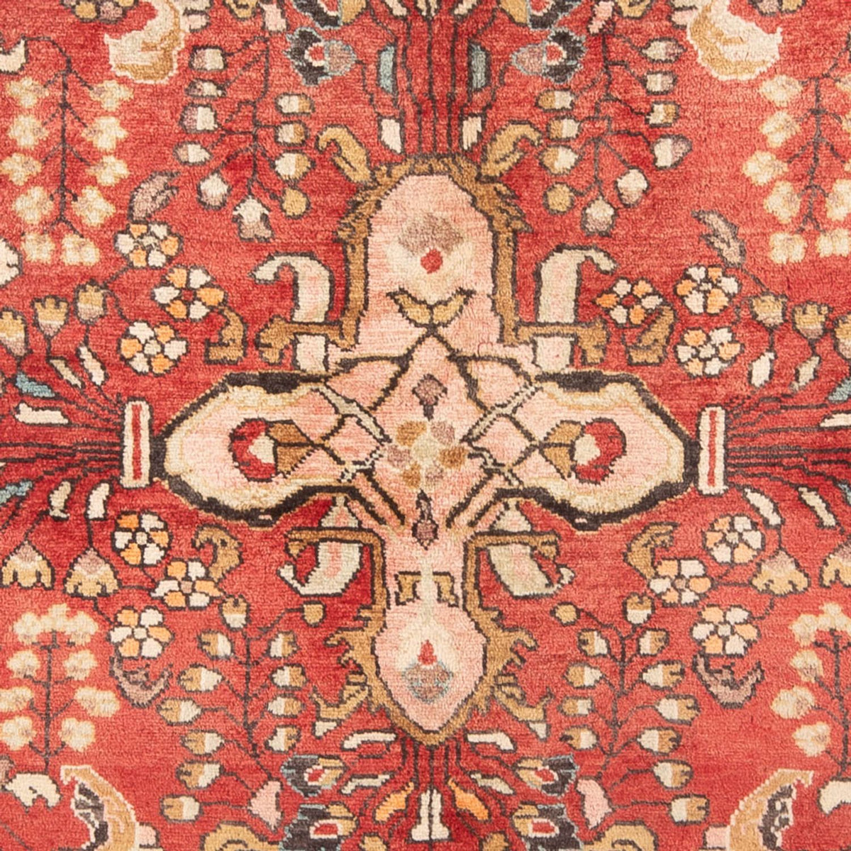 Alfombra persa - Nómada - Real - 226 x 165 cm - rojo