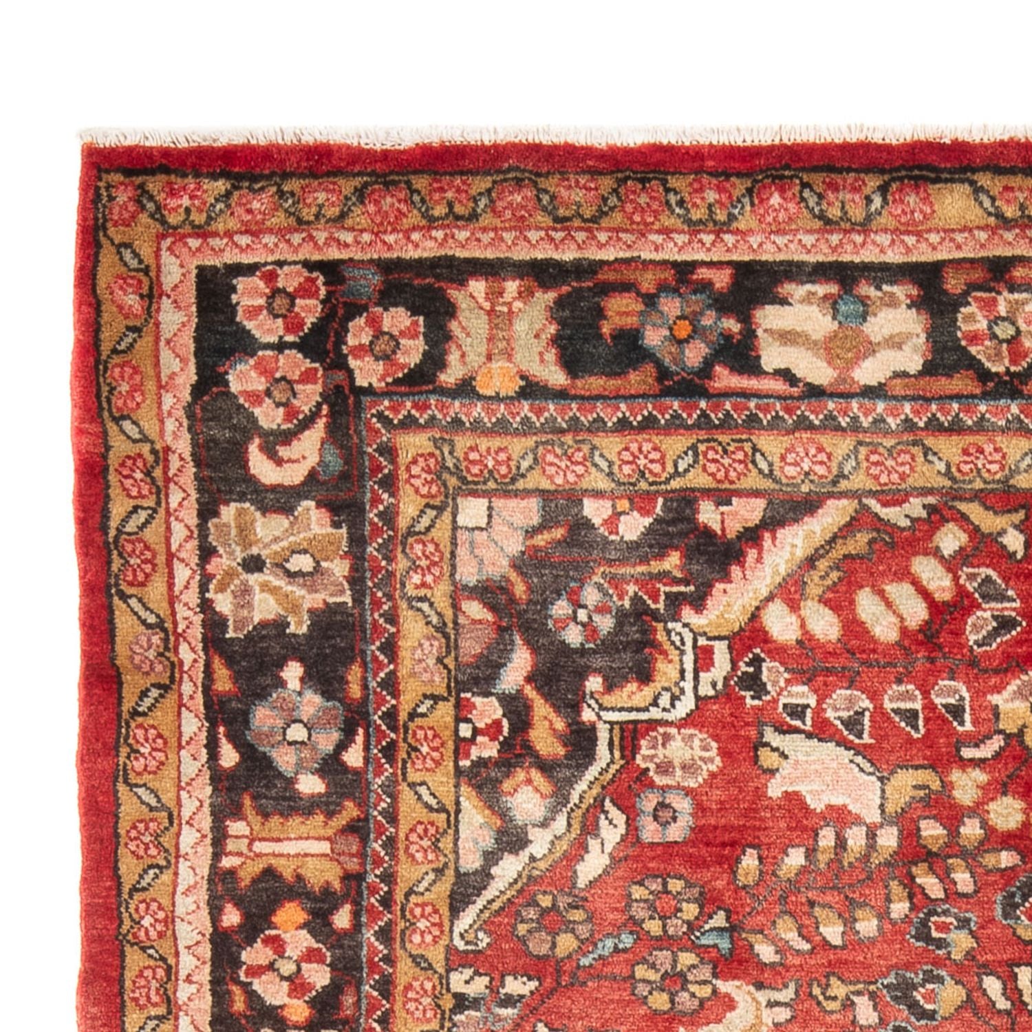 Alfombra persa - Nómada - Real - 226 x 165 cm - rojo