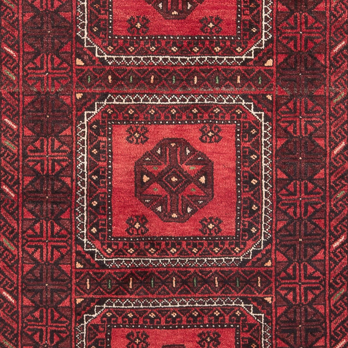 Alfombra persa - Nómada - Real - 218 x 134 cm - rojo