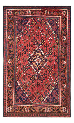 Alfombra persa - Nómada - Real - 217 x 133 cm - rojo