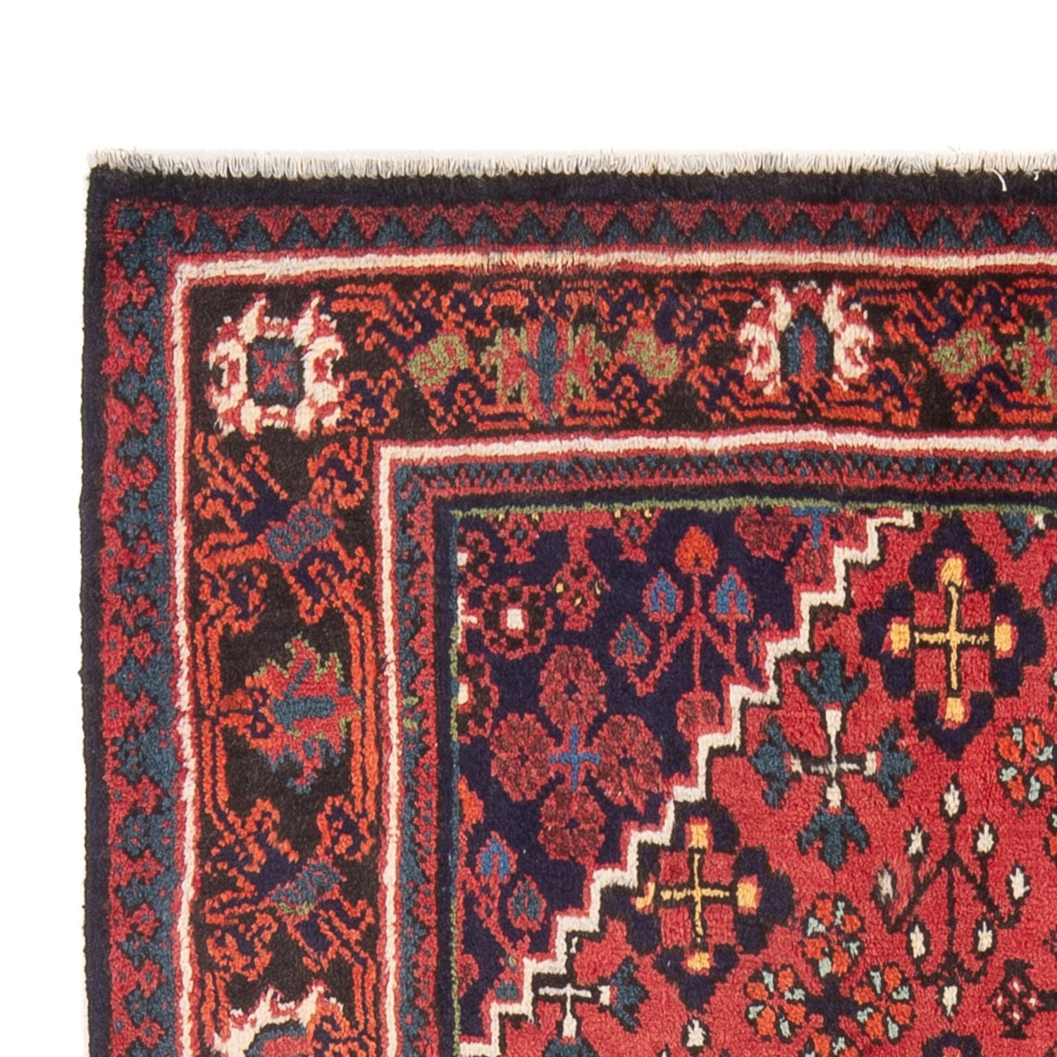 Alfombra persa - Nómada - Real - 217 x 133 cm - rojo