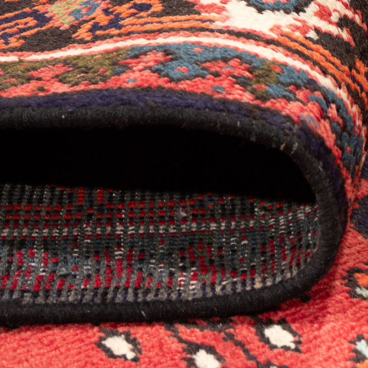 Alfombra persa - Nómada - Real - 217 x 133 cm - rojo