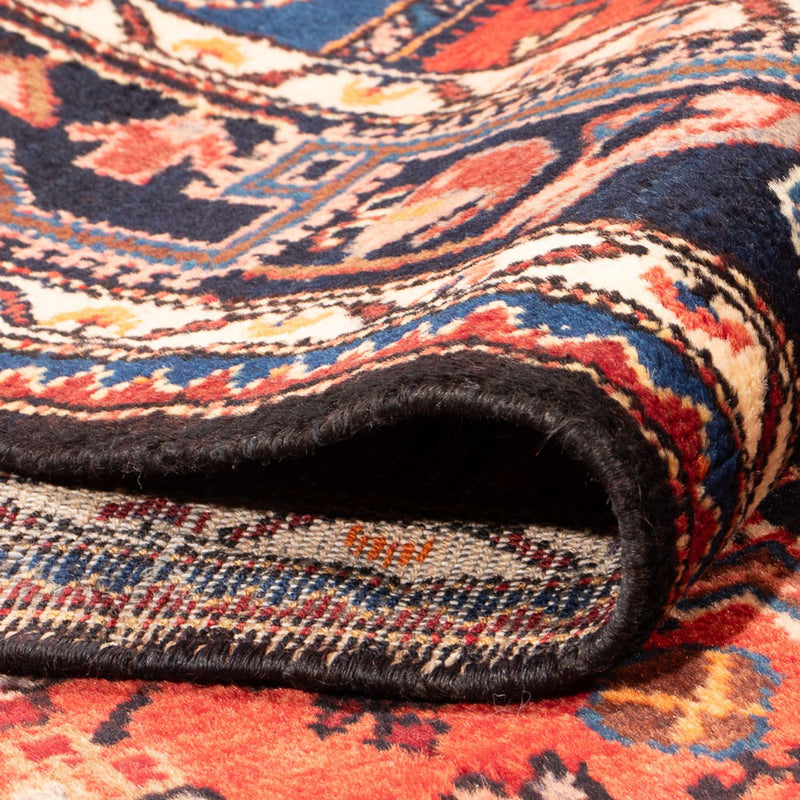 Alfombra persa - Nómada - Real - 189 x 123 cm - azul oscuro