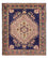 Alfombra persa - Nómada - Real - 184 x 150 cm - azul oscuro