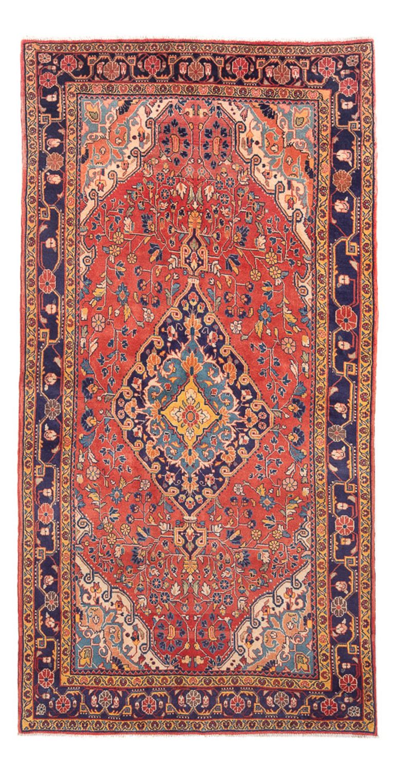 Alfombra de pasillo Alfombra persa - Nómada - 254 x 127 cm - rojo