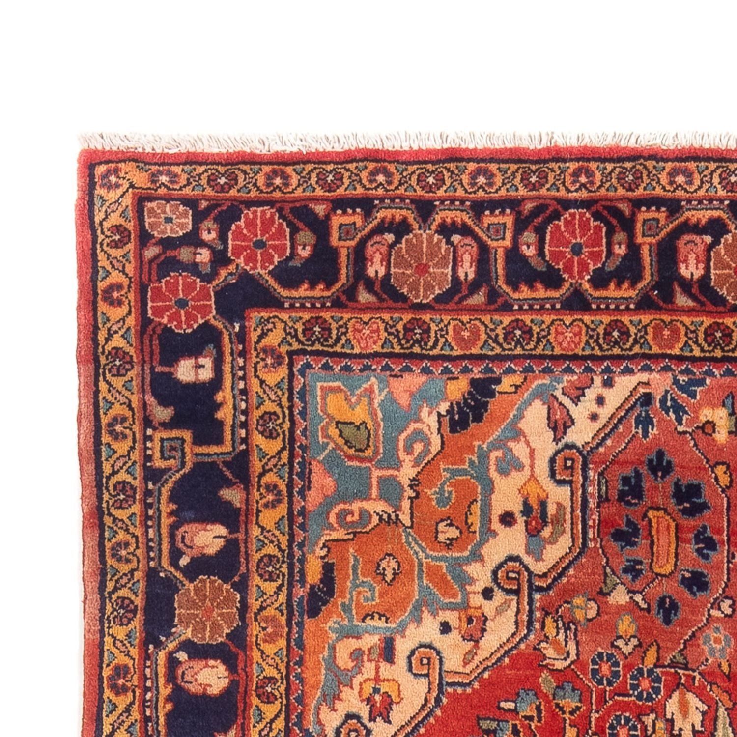 Alfombra de pasillo Alfombra persa - Nómada - 254 x 127 cm - rojo