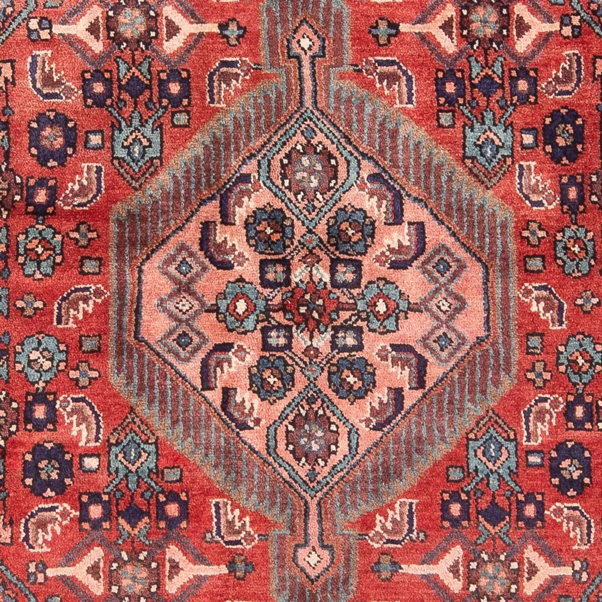 Alfombra persa - Nómada - Real - 250 x 141 cm - rojo