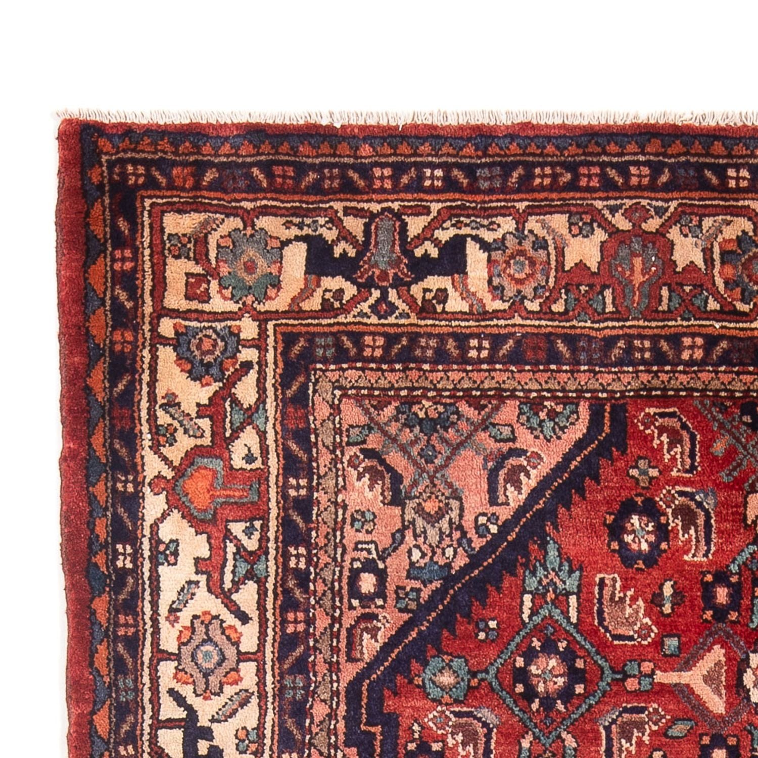 Alfombra persa - Nómada - Real - 250 x 141 cm - rojo