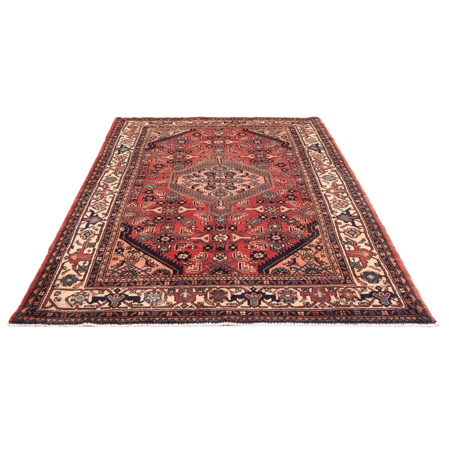 Alfombra persa - Nómada - Real - 250 x 141 cm - rojo