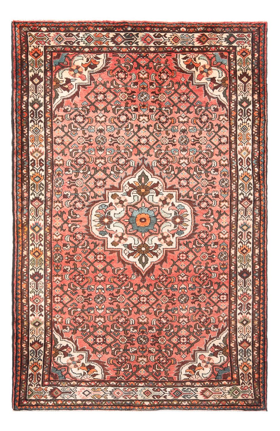 Alfombra persa - Nómada - Real - 254 x 155 cm - rojo