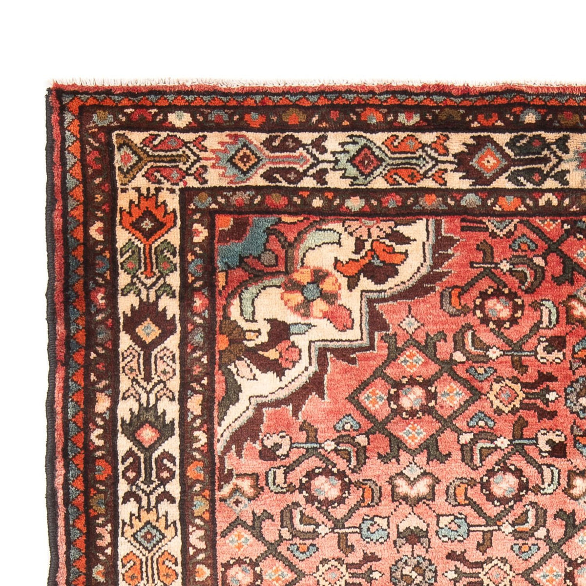 Alfombra persa - Nómada - Real - 254 x 155 cm - rojo