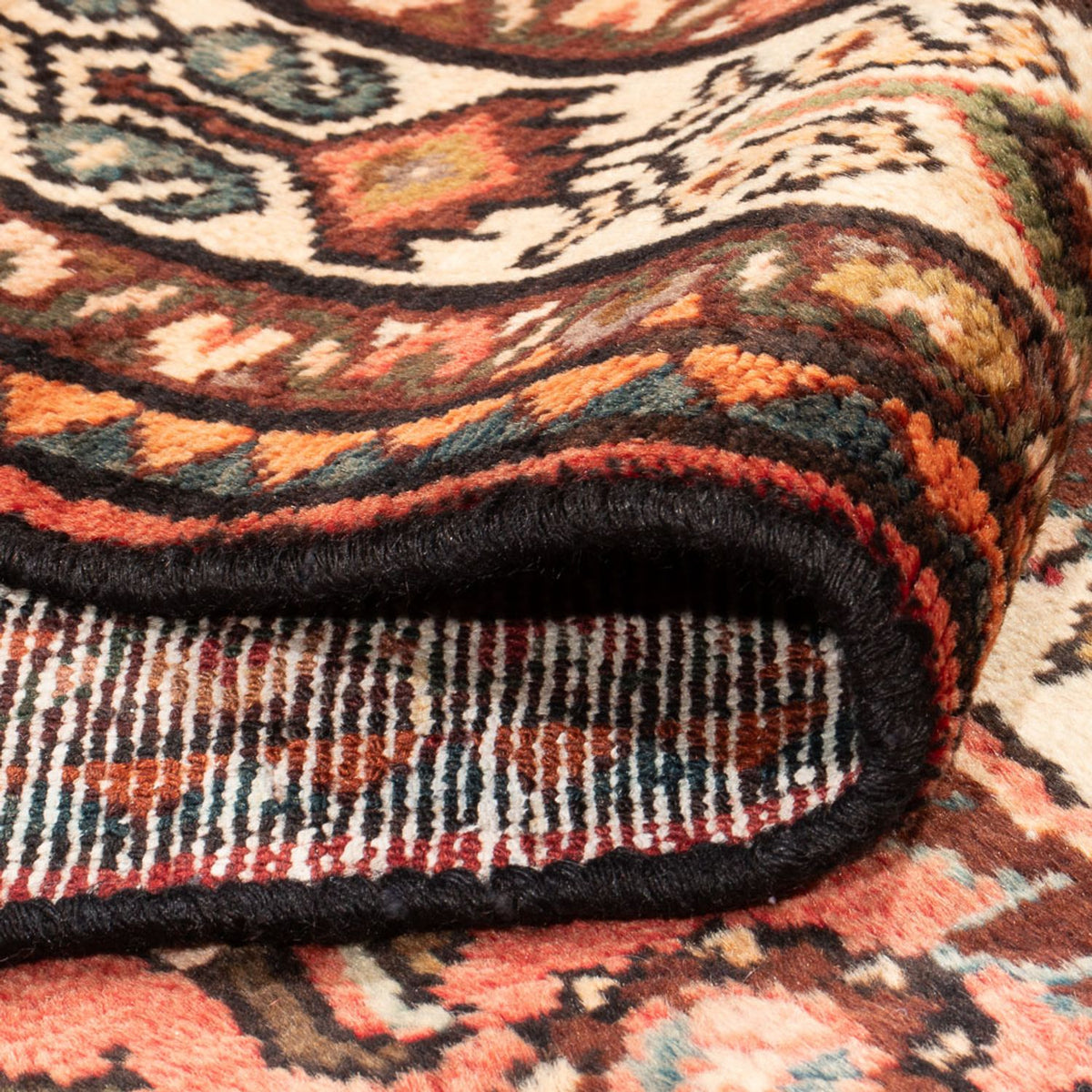 Alfombra persa - Nómada - Real - 254 x 155 cm - rojo