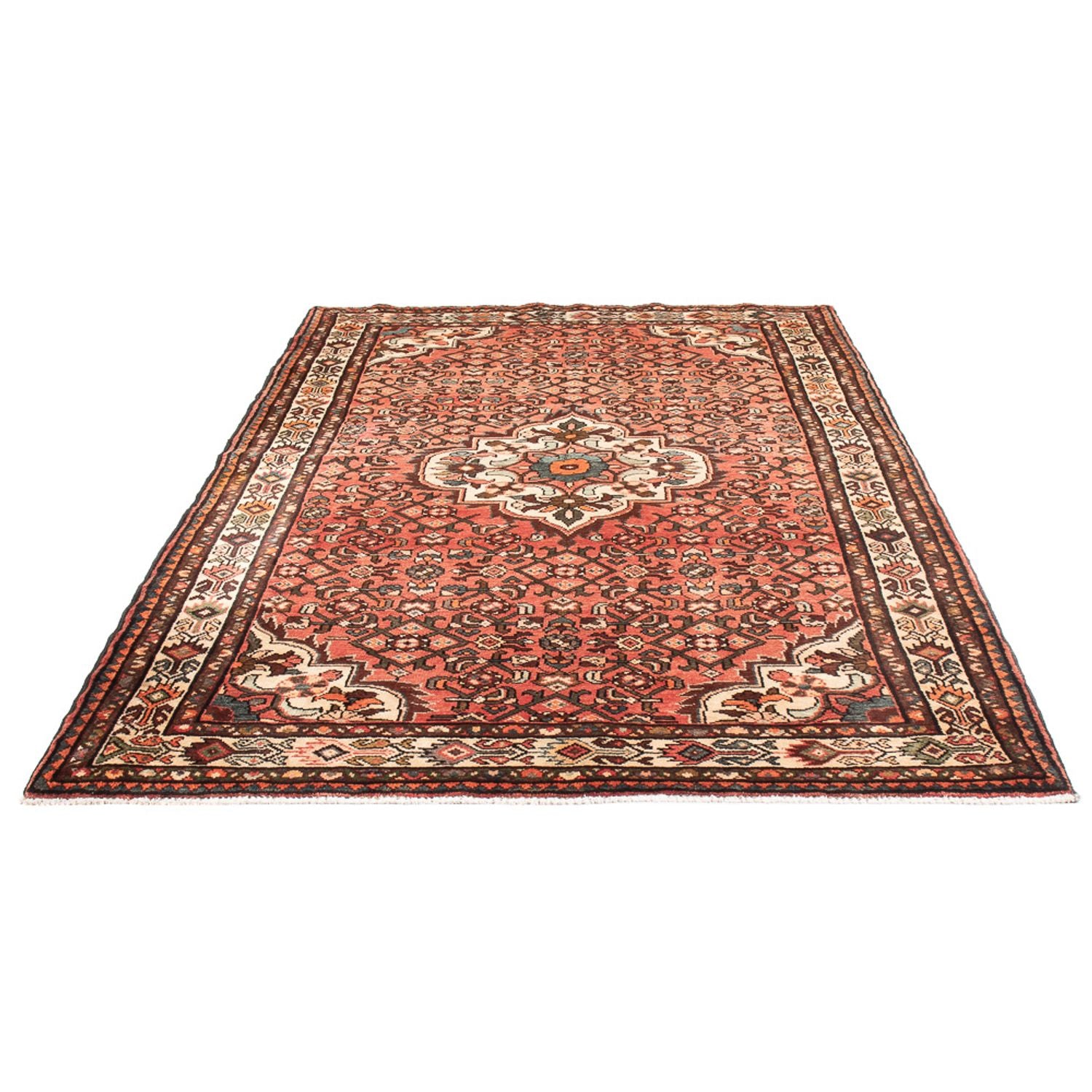 Alfombra persa - Nómada - Real - 254 x 155 cm - rojo