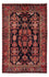 Alfombra persa - Nómada - Real - 210 x 136 cm - azul oscuro