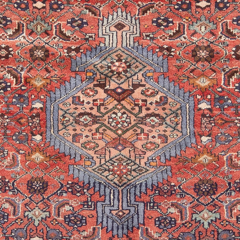 Alfombra persa - Nómada - Real - 213 x 151 cm - rojo