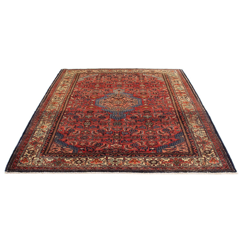 Alfombra persa - Nómada - Real - 213 x 151 cm - rojo