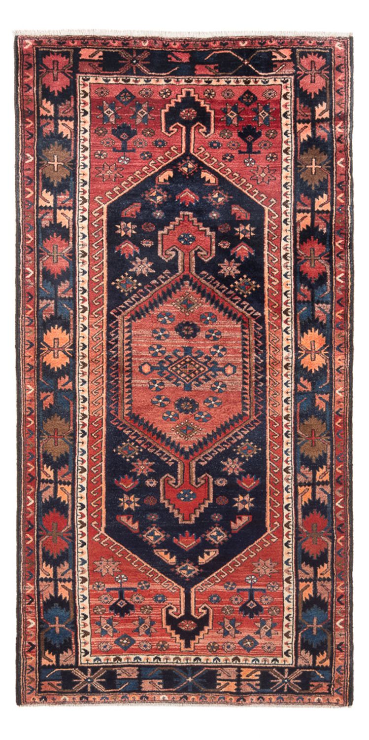 Alfombra de pasillo Alfombra persa - Nómada - 235 x 123 cm - azul oscuro