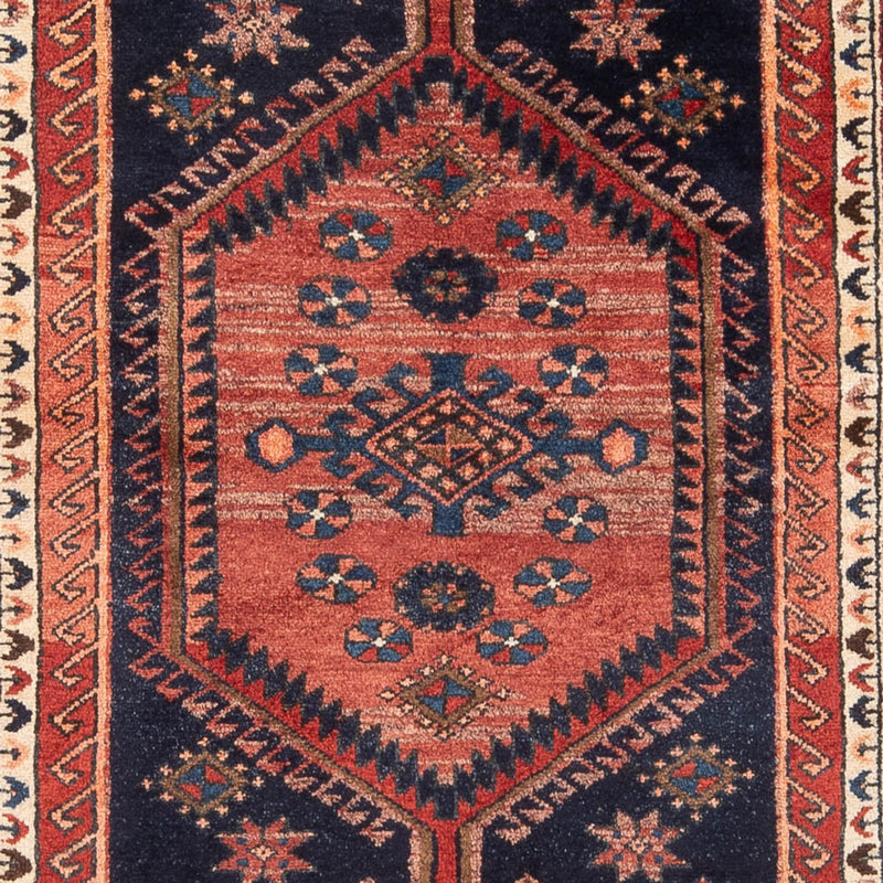 Alfombra de pasillo Alfombra persa - Nómada - 235 x 123 cm - azul oscuro