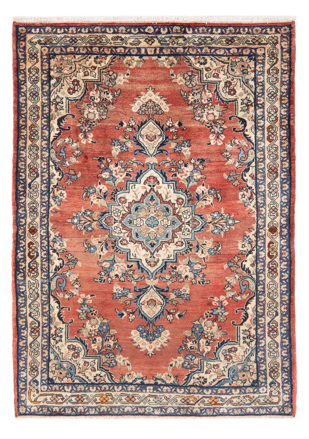 Alfombra persa - Nómada - Real - 200 x 135 cm - rojo