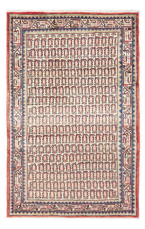 Alfombra persa - Nómada - Real - 216 x 125 cm - rojo