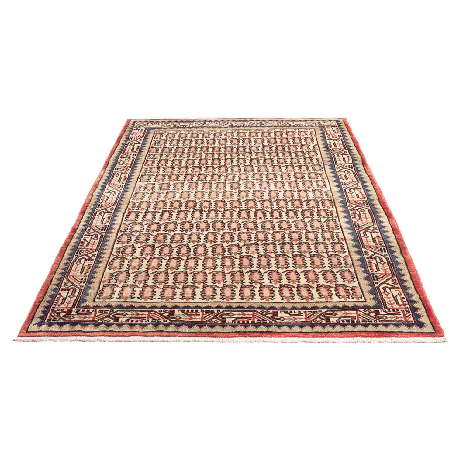 Alfombra persa - Nómada - Real - 216 x 125 cm - rojo