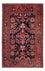 Alfombra persa - Nómada - Real - 202 x 131 cm - azul oscuro