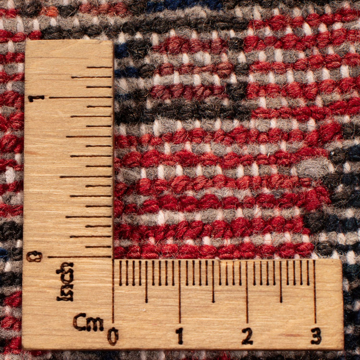 Alfombra persa - Nómada - Real - 202 x 131 cm - azul oscuro