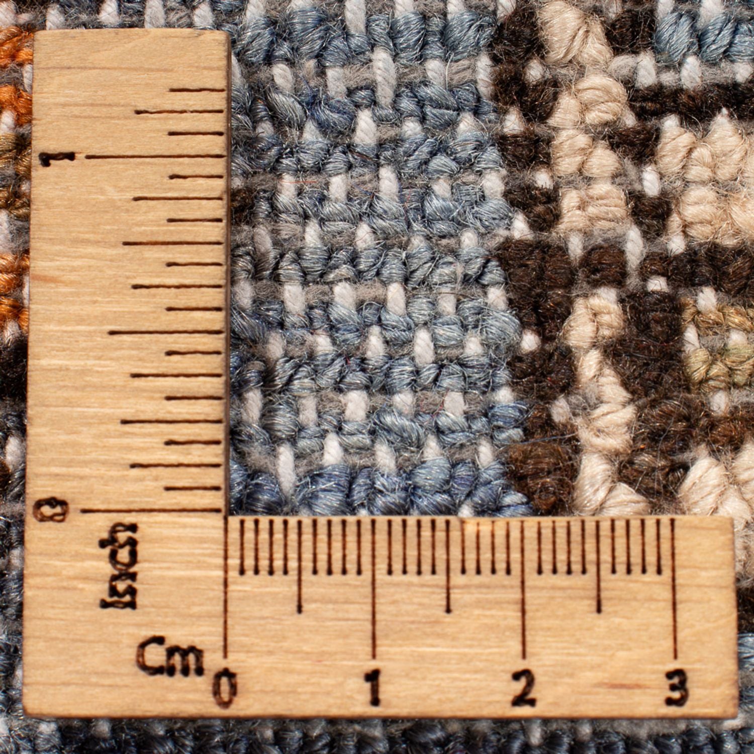 Alfombra persa - Nómada - 203 x 125 cm - azul oscuro