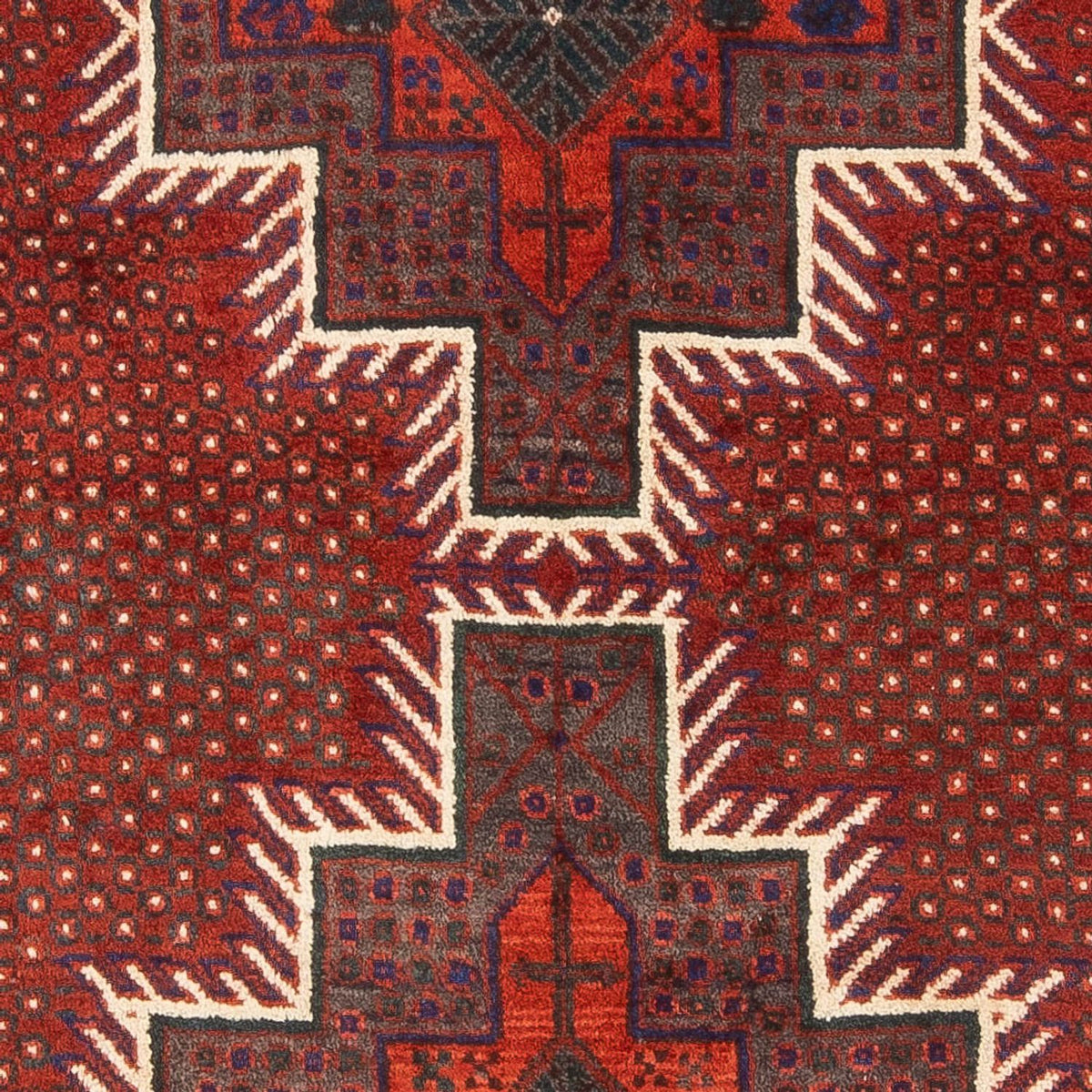 Alfombra persa - Nómada - 186 x 131 cm - rojo