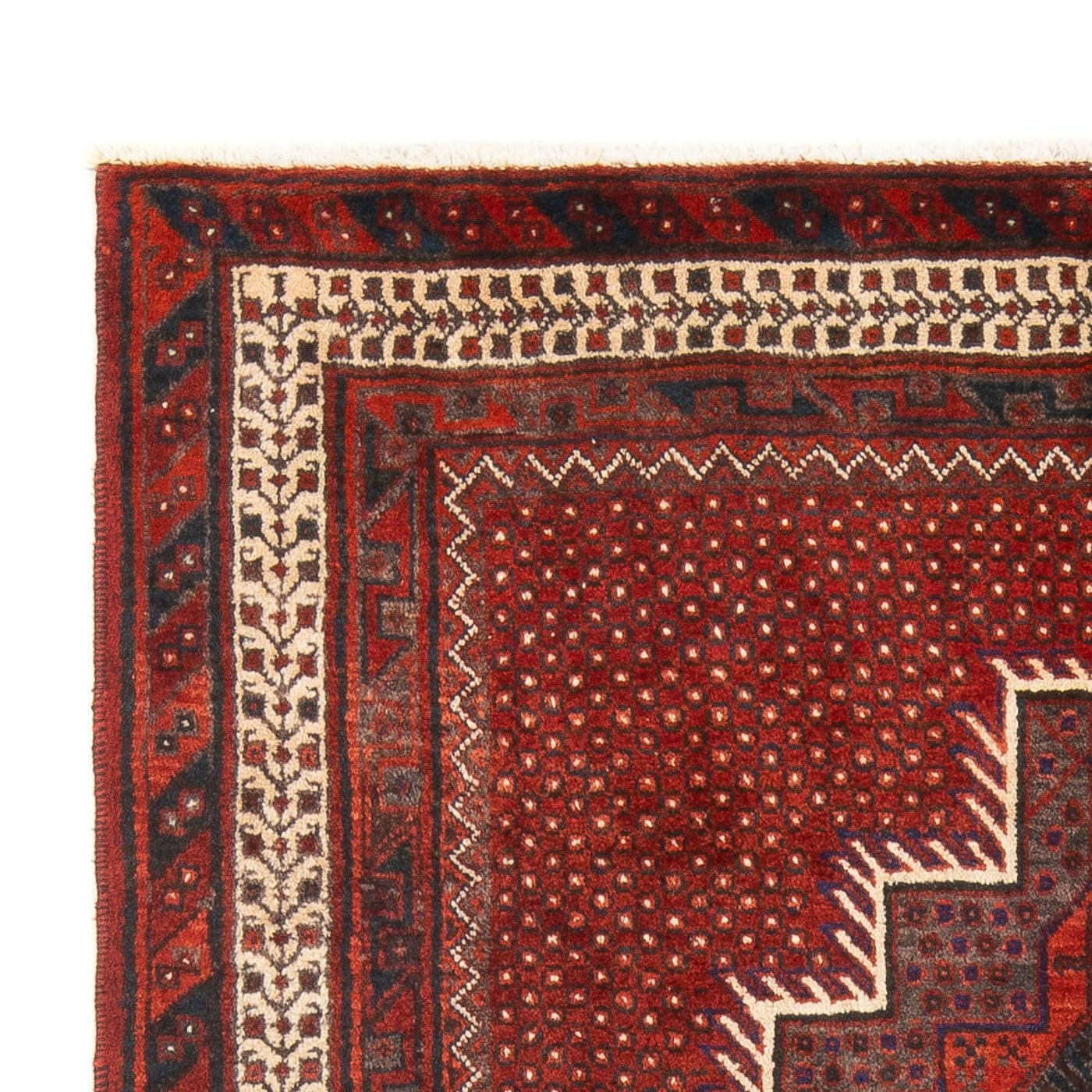 Alfombra persa - Nómada - 186 x 131 cm - rojo
