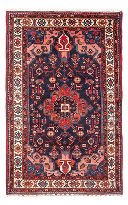 Alfombra persa - Nómada - 215 x 131 cm - azul oscuro
