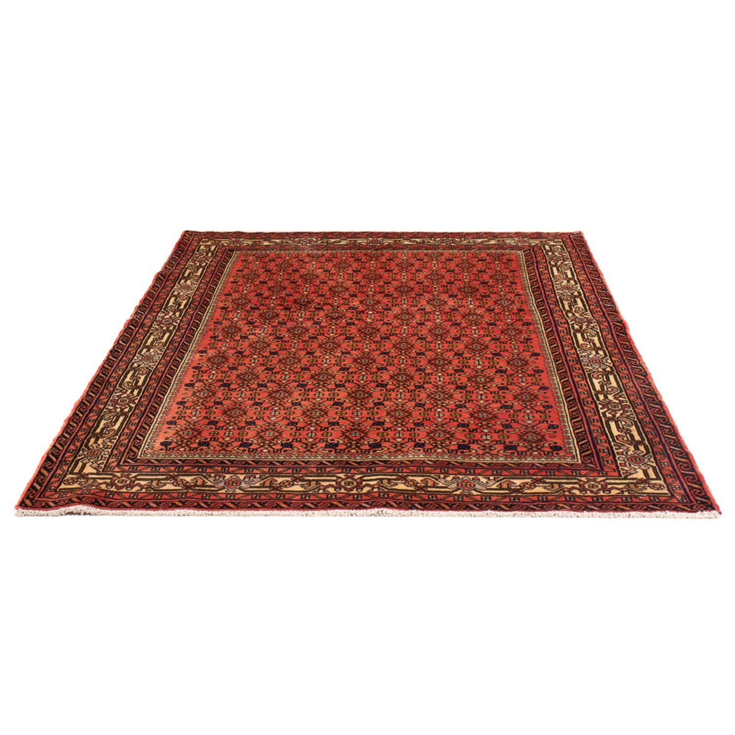 Alfombra persa - Nómada - 190 x 155 cm - rojo